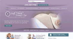 Desktop Screenshot of obgynmiamifl.com